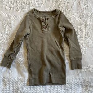 KidWild ribbed knit Henley